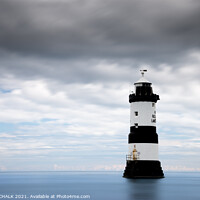 Buy canvas prints of Penmon point lighthouse on Anglesey Wales 567 by PHILIP CHALK
