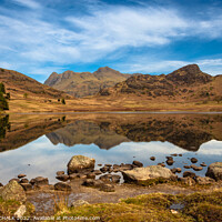 Buy canvas prints of Blea tarn reflections 660 by PHILIP CHALK