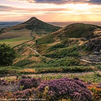 Buy canvas prints of Sunset over the north Yorkshire moors 761 by PHILIP CHALK