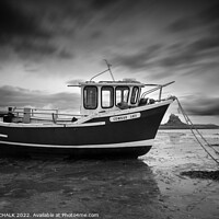 Buy canvas prints of Lindisfarne fishing boat on Holy island 776 by PHILIP CHALK