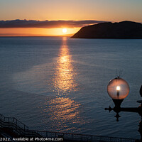 Buy canvas prints of Sunrise from Llandudno pier in north Wales 825  by PHILIP CHALK