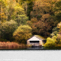Buy canvas prints of Rydal water boathouse in the lake district 831  by PHILIP CHALK
