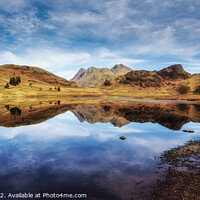 Buy canvas prints of Blea tarn and the Langedales 841  by PHILIP CHALK