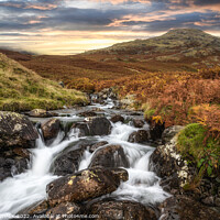 Buy canvas prints of Torver beck sunset 847 by PHILIP CHALK