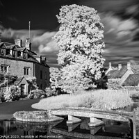 Buy canvas prints of Lower Slaughter in the Cotswolds 857 by PHILIP CHALK