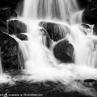 Buy canvas prints of Ladore waterfalls in black and white 866 by PHILIP CHALK