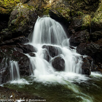 Buy canvas prints of Ladore waterfalls and cascades in the lake district 867 by PHILIP CHALK