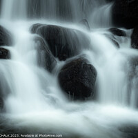 Buy canvas prints of Ladore waterfall in the lake district 873 by PHILIP CHALK