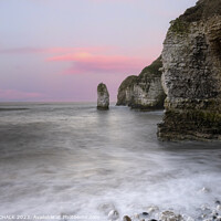 Buy canvas prints of Majestic Sunrise at Flamborough Sea Stack by PHILIP CHALK