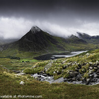 Buy canvas prints of Mystical moody Tryfan mountain 894 by PHILIP CHALK