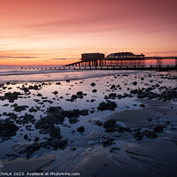 Buy canvas prints of Pre dawn sunrise at Cromer pier 911 by PHILIP CHALK