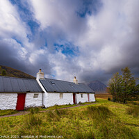 Buy canvas prints of Black rock cottage Scotland 957  by PHILIP CHALK