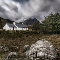 Buy canvas prints of Black rock cottage Scotland 980 by PHILIP CHALK