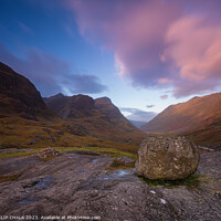 Buy canvas prints of Glencoe and the three sisters 991 by PHILIP CHALK