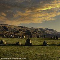 Buy canvas prints of Castlerigg stone circle 1017 by PHILIP CHALK