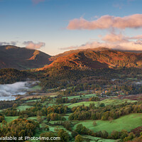 Buy canvas prints of Loughrigg fell in the lake district Cumbria  1018 by PHILIP CHALK