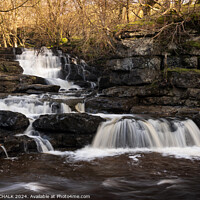 Buy canvas prints of East gill force waterfall 1024 by PHILIP CHALK