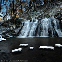 Buy canvas prints of Kildale waterfall 1031 by PHILIP CHALK