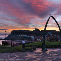 Buy canvas prints of Whitby sunrise 1035 by PHILIP CHALK