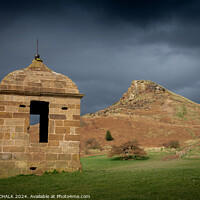 Buy canvas prints of Roseberry topping mood 1073 by PHILIP CHALK