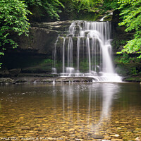 Buy canvas prints of Dreamy waterfall by PHILIP CHALK