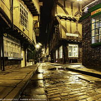 Buy canvas prints of Shambles iconic street in York 21  by PHILIP CHALK