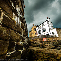 Buy canvas prints of Robin Hoods Bay with a storm brewing 52 by PHILIP CHALK