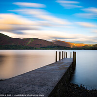 Buy canvas prints of Ashness jetty Derwent water in the lake district 6 by PHILIP CHALK