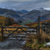 Buy canvas prints of Borrowdale gateway to the mountains in the lake district Cumbria 66 by PHILIP CHALK