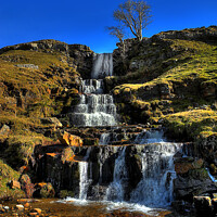 Buy canvas prints of Cray falls in the Yorkshire dales 82  by PHILIP CHALK