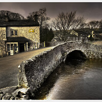 Buy canvas prints of Malham village in the Yorkshire dales 85 by PHILIP CHALK