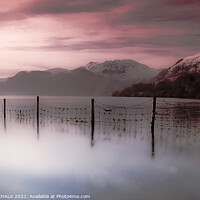 Buy canvas prints of misty sunrise over Ullswater in the lake district 125 by PHILIP CHALK