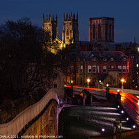 Buy canvas prints of York minster from the bar walls 147 by PHILIP CHALK