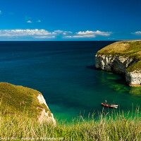Buy canvas prints of Flamborough north landing on the Yorkshire east coast 159 by PHILIP CHALK