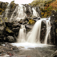 Buy canvas prints of Langdale waterfall 161 by PHILIP CHALK