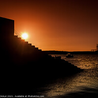 Buy canvas prints of Sunrise at Holy Island Northumberland Lindisfarne castle  165 by PHILIP CHALK