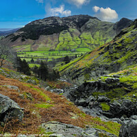 Buy canvas prints of Langdale in the lake district Cumbria 211 by PHILIP CHALK