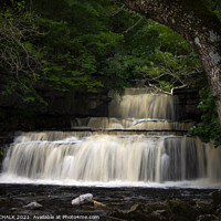Buy canvas prints of Cotter force in the Yorkshire dales 216  by PHILIP CHALK