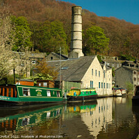 Buy canvas prints of Hebden bridge south west Yorkshire Calderdale with by PHILIP CHALK
