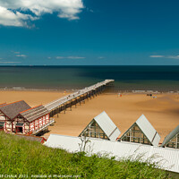 Buy canvas prints of Saltburn By The Sea on a sunny day 230  by PHILIP CHALK