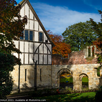 Buy canvas prints of Hospitium in the York museum gardens 256 by PHILIP CHALK
