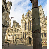 Buy canvas prints of Front of York minster 259 by PHILIP CHALK