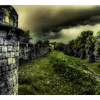 Buy canvas prints of Surreal medieval York with the bar walls267  by PHILIP CHALK