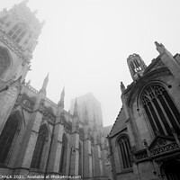 Buy canvas prints of York minster in the mist 269 by PHILIP CHALK