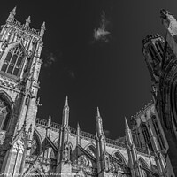 Buy canvas prints of York minster in monochrome 270  by PHILIP CHALK