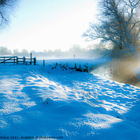 Buy canvas prints of Snow scene in Yorkshire York. 326  by PHILIP CHALK