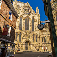 Buy canvas prints of York minster view from Minster gate 350  by PHILIP CHALK