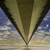Buy canvas prints of Under the Humber bridge 367  by PHILIP CHALK