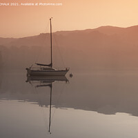 Buy canvas prints of Sailing boat on Coniston water 371  by PHILIP CHALK