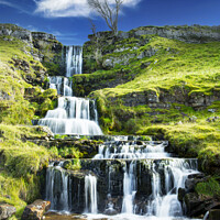 Buy canvas prints of Middle falls Buckden Skipton 390  by PHILIP CHALK